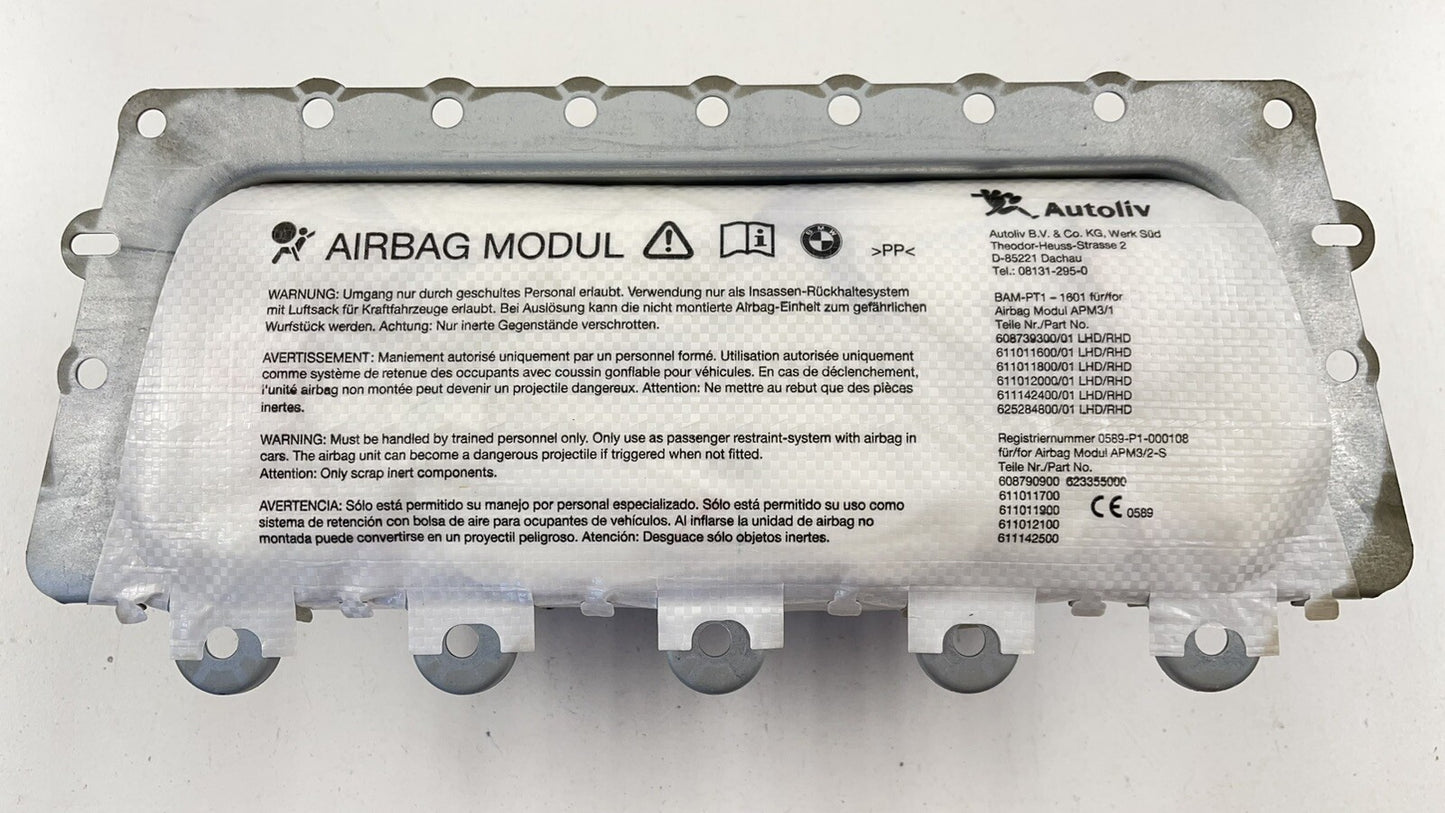12-19 BMW M6 RIGHT FRONT DASHBOARD INSTRUMENT PANEL AIRBAG AIR BAG SRS OEM