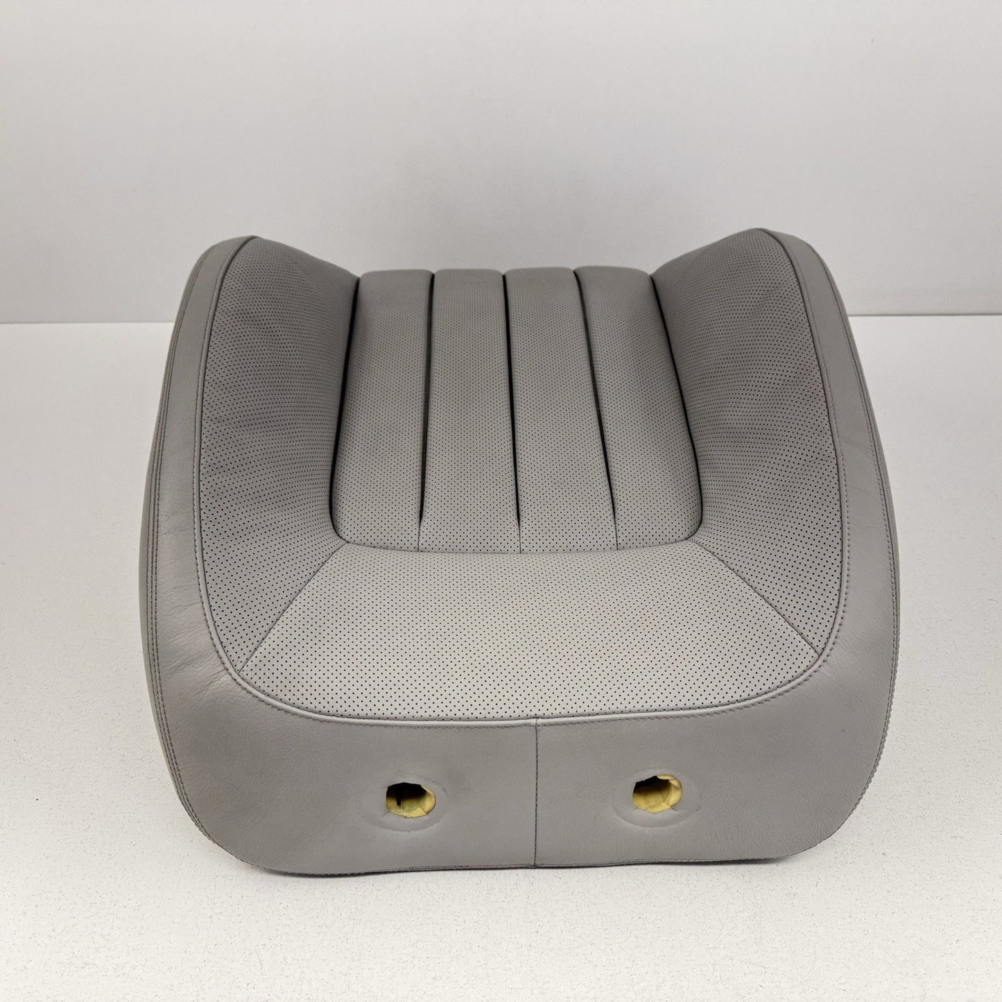 12-14 Mercedes W218 CLS550 Right Front Upper Seat Cushion Leather Gray OEM