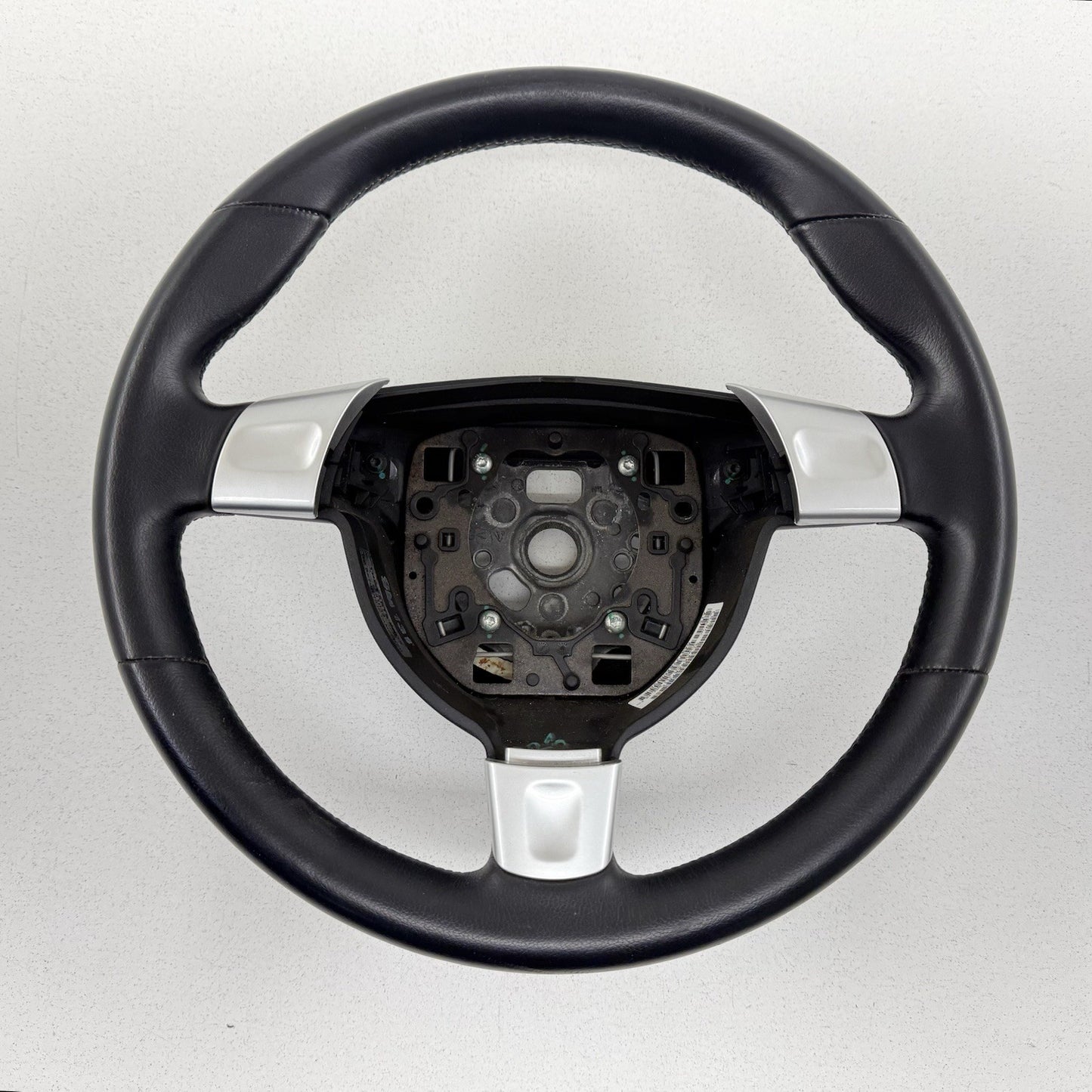 05-08 Porsche 911 997 Manual Sport Driver Steering Wheel 3 Spoke Black OEM