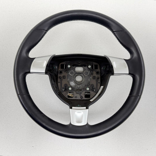 05-08 Porsche 911 997 Manual Sport Driver Steering Wheel 3 Spoke Black OEM