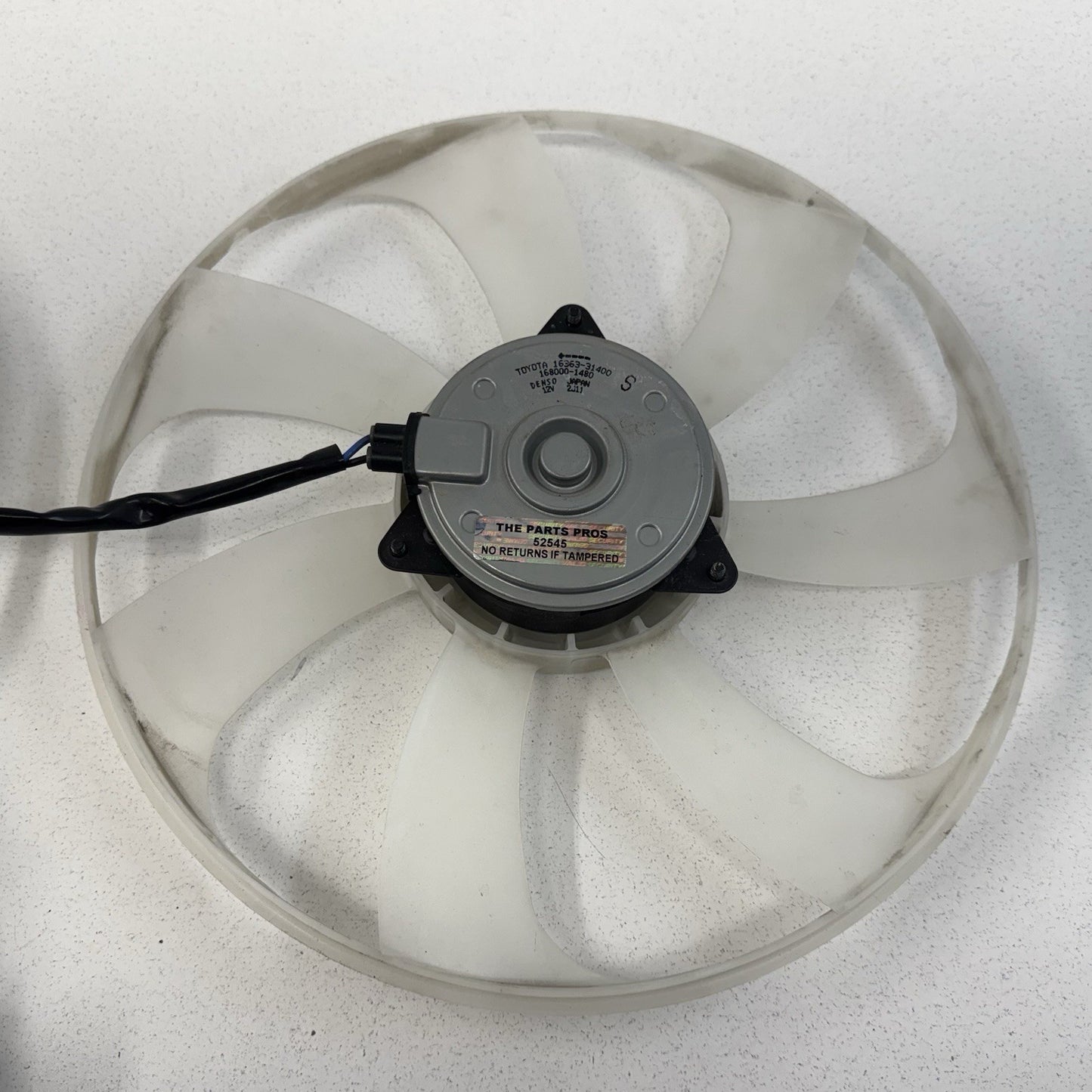 21-26 Lexus IS350 Radiator Cooling Fan Motor With Fan Blade Pair & Module OEM