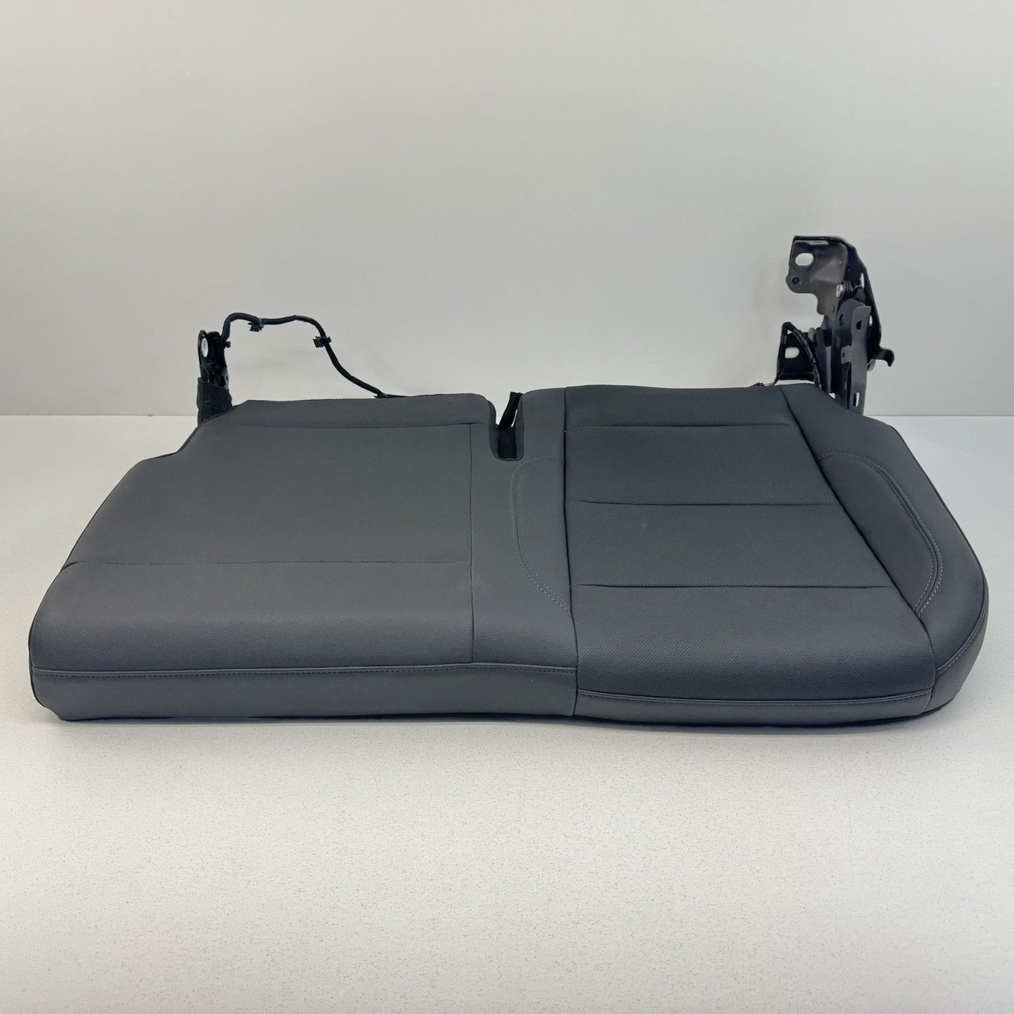 24-25 Silverado 2500 3500 Rear Lower Bottom Seat Cushion Set Leather Black OEM