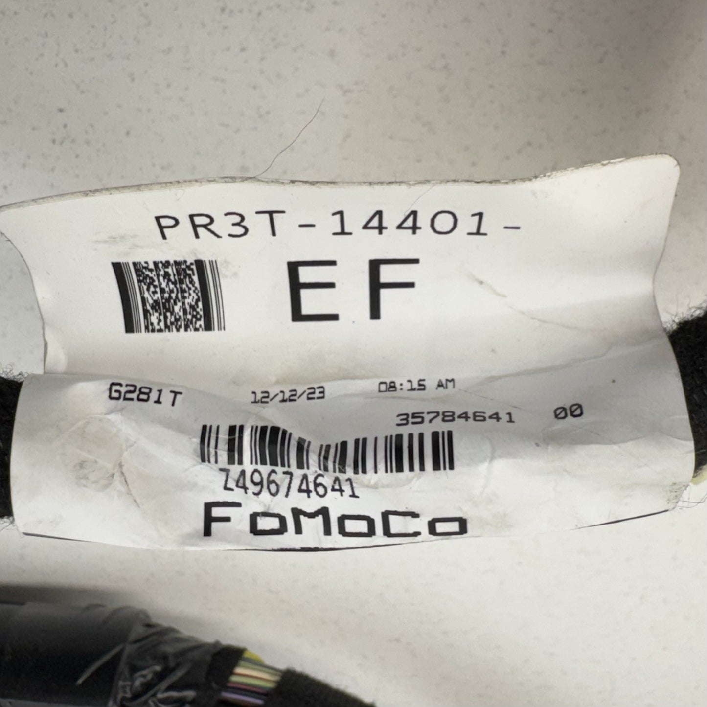2024 Ford Mustang GT Automatic Dashboard Dash Instrument Panel Wire Harness OEM