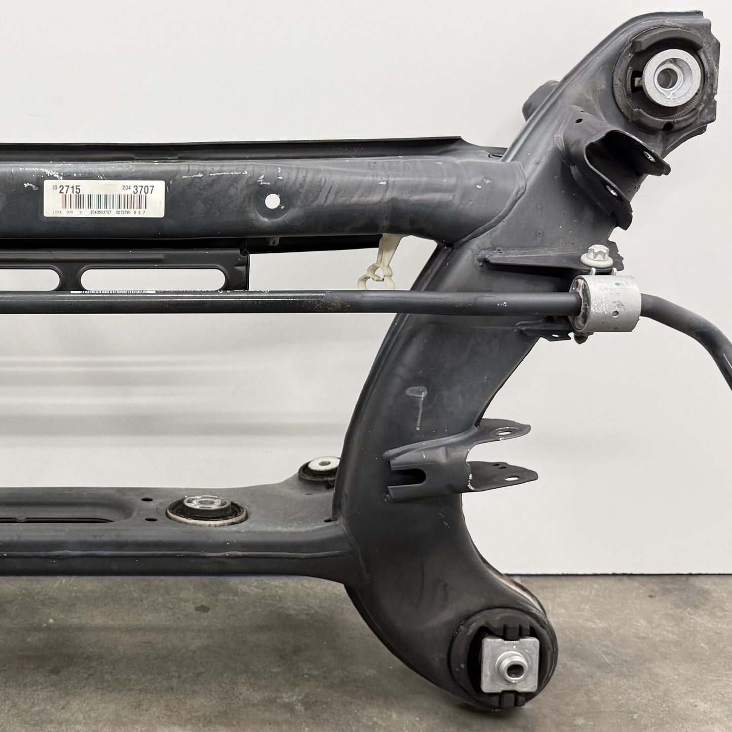 2008-2014 Mercedes C250 W204 Rear Subframe Crossmember Cradle 2043503707 OEM