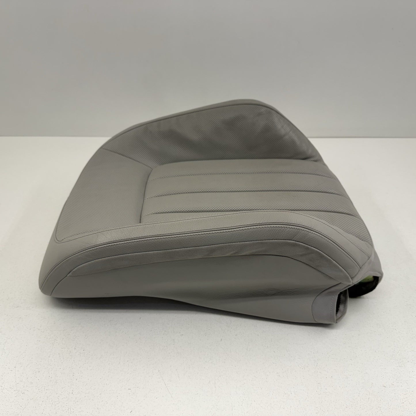 12-14 Mercedes W218 CLS550 Driver Left Front Upper Seat Cushion Leather Gray OEM