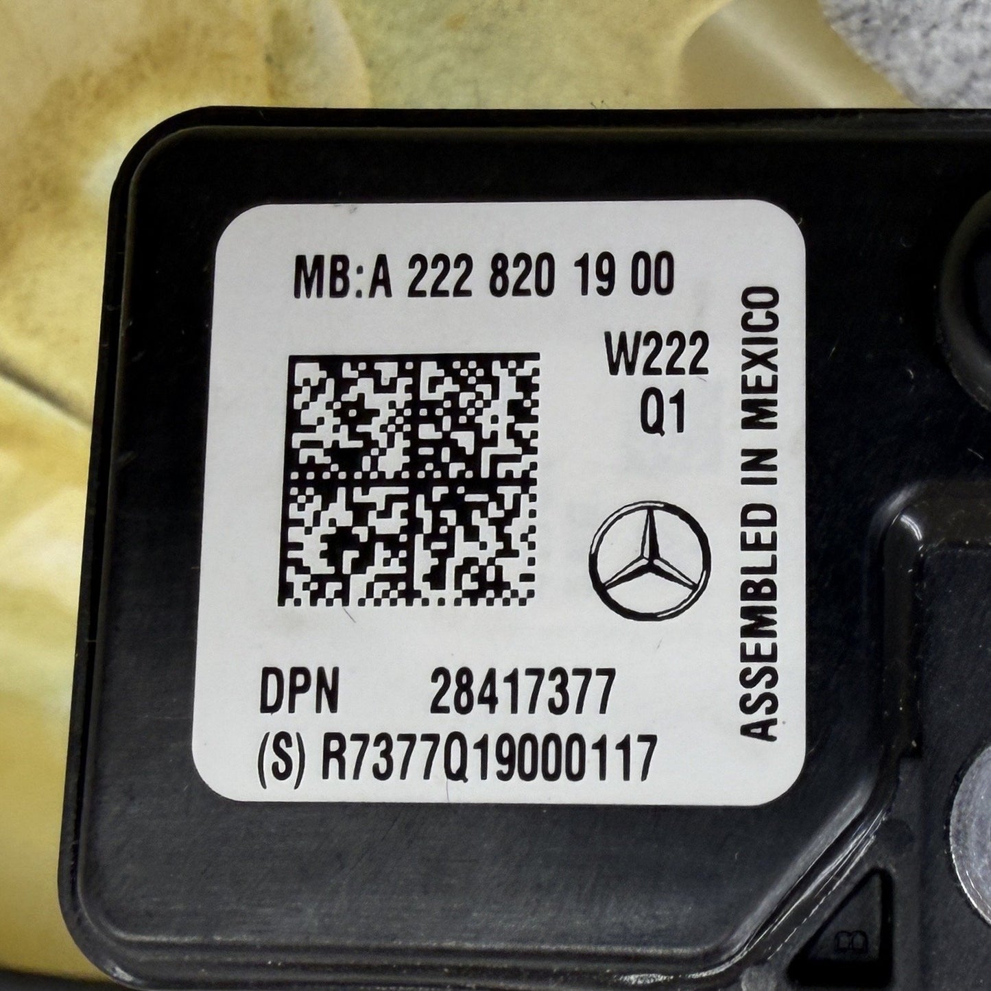 2014-2017 Mercedes-Benz S550 W222 Right Front Seat Lower Cushion Beige OEM