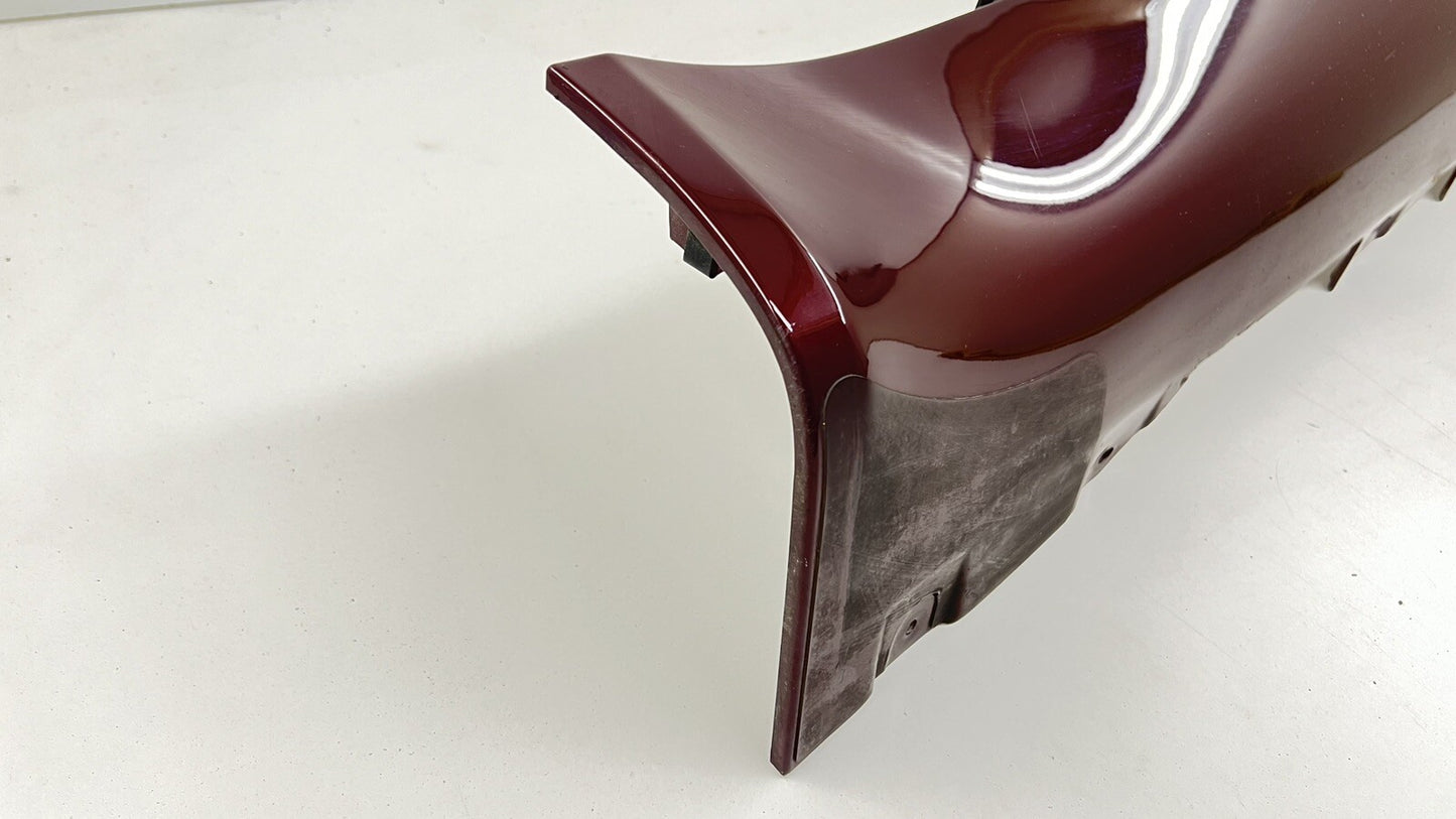 07-09 ASTON MARTIN VANTAGE LEFT SIDE SKIRT ROCKER PANEL COVER MERLOT RED OEM