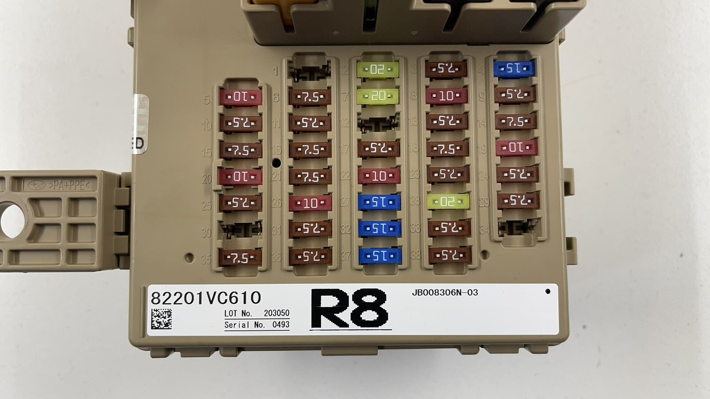22-23 SUBARU WRX INTERIOR CABIN FUSE RELAY JUNCTION BOX 82201VC610 OEM