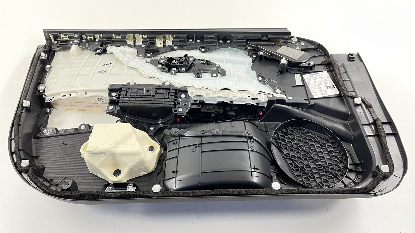 19-22 LEXUS ES300H PASSENGER RIGHT FRONT DOOR PANEL COVER TRIM LEATHER BLACK OEM