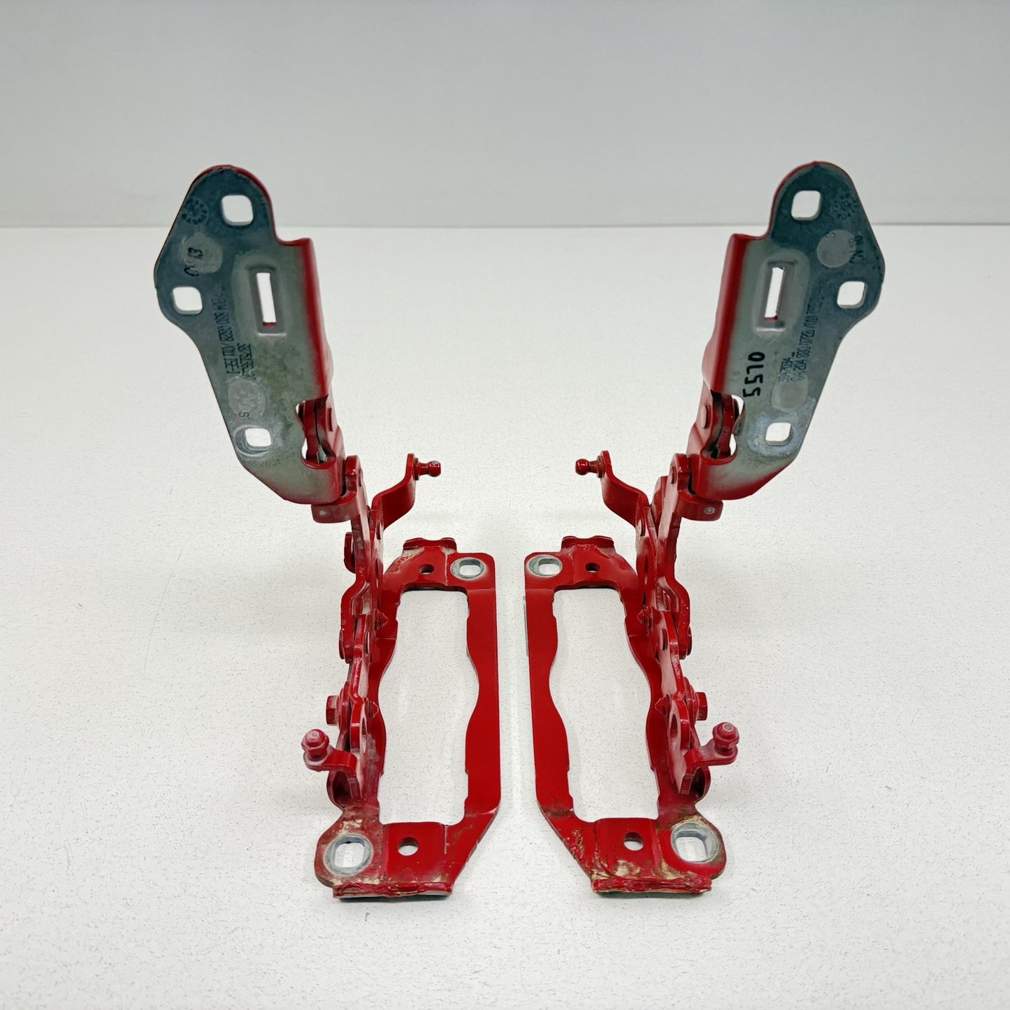 08-14 Mercedes W204 C250 Front Hood Hinge Pair Left & Right OEM