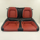 2015-2023 Ford Mustang GT Coupe Rear Seat Set Upper Lower Cushion Red Line OEM