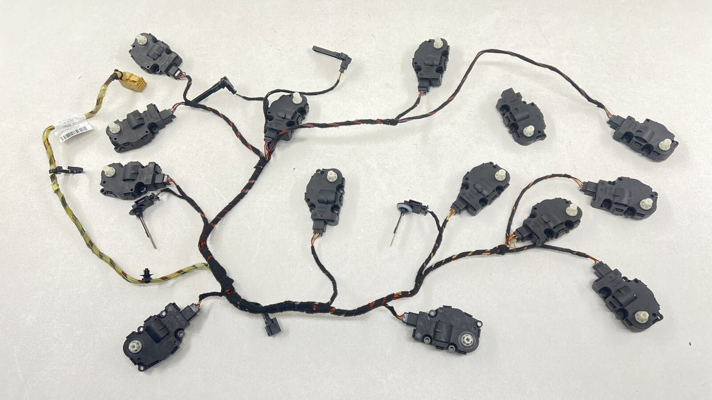 10-16 PORSCHE PANAMERA HVAC BOX HEATER AC FLAP MOTOR AIR MIX ACTUATOR SET OEM