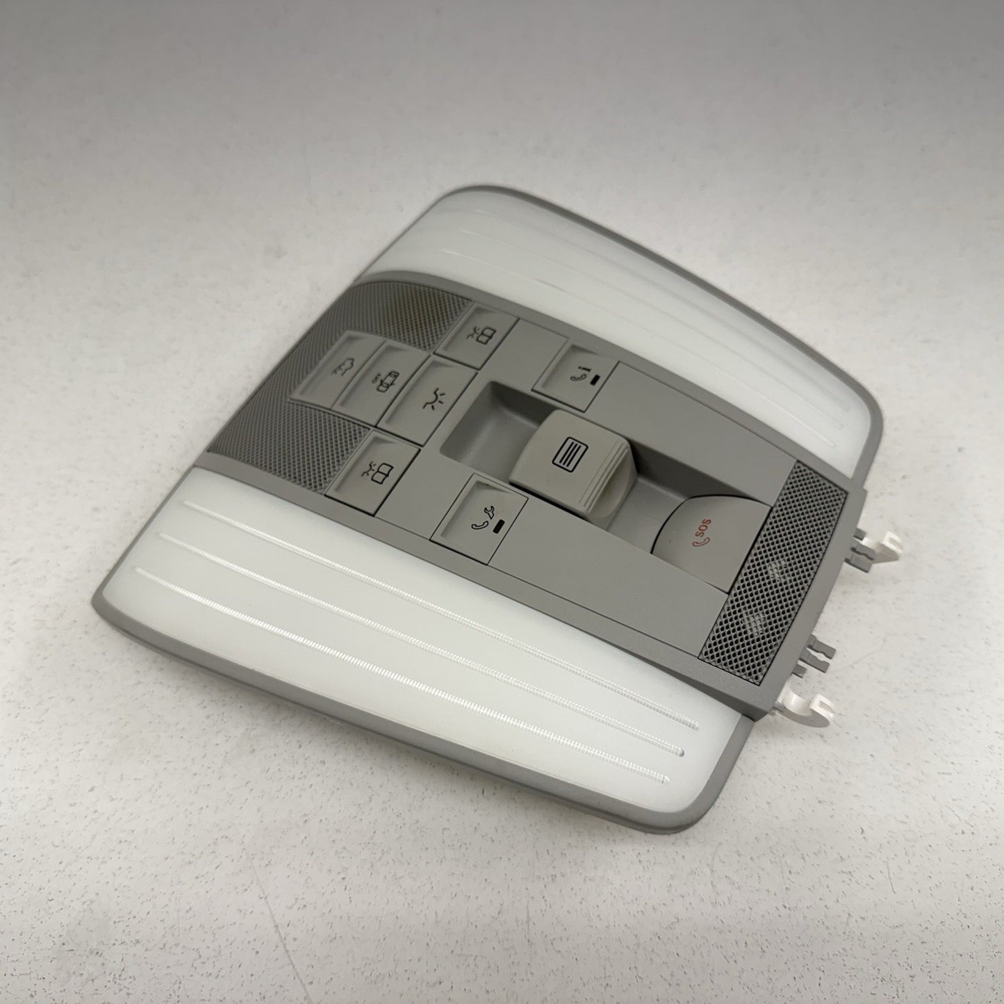 12-18 Mercedes W218 CLS550 Front Overhead Console Dome Light Lamp Panel Gray OEM