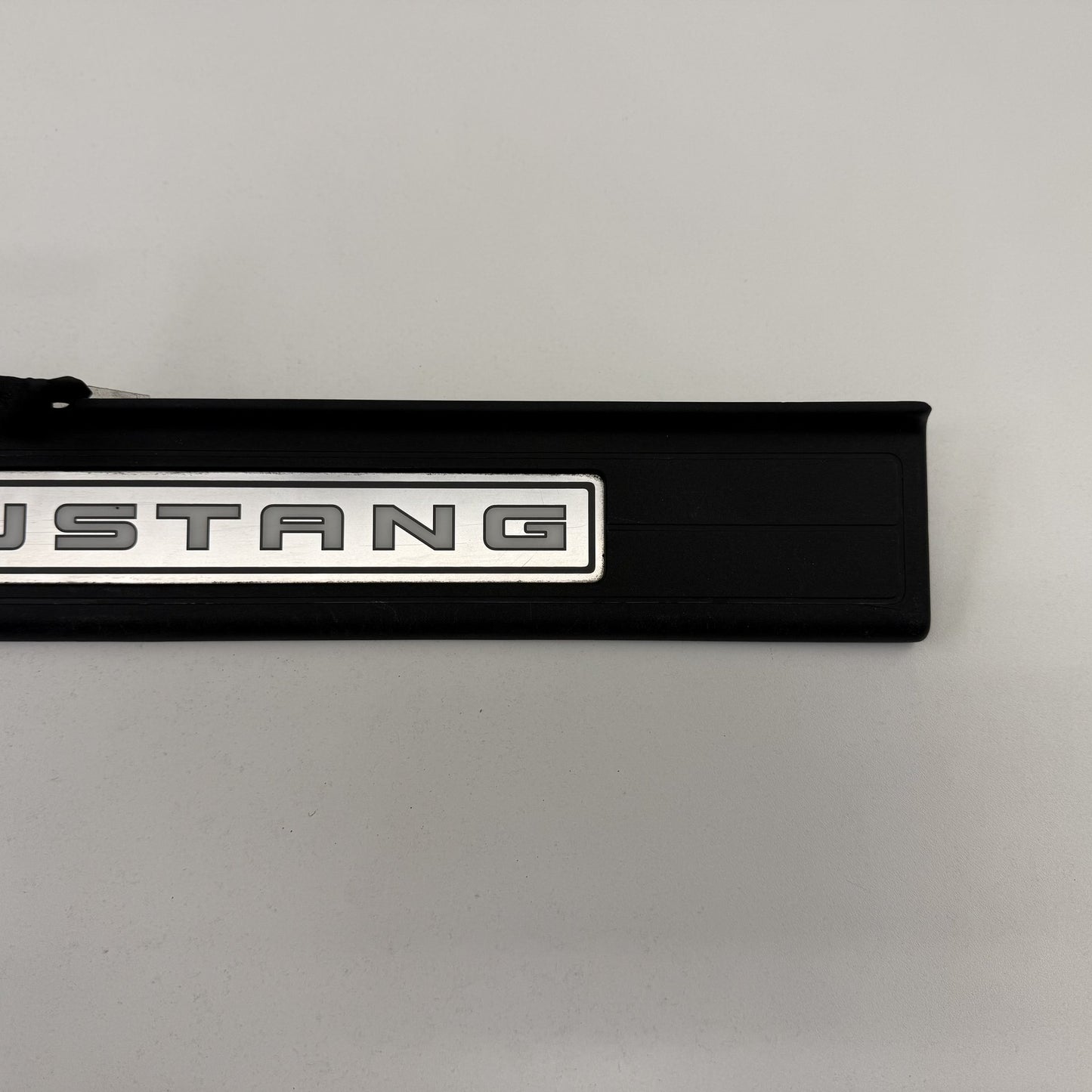 2015-2023 Ford Mustang GT Illuminated Front Door Sill Scuff Kick Plate Pair OEM