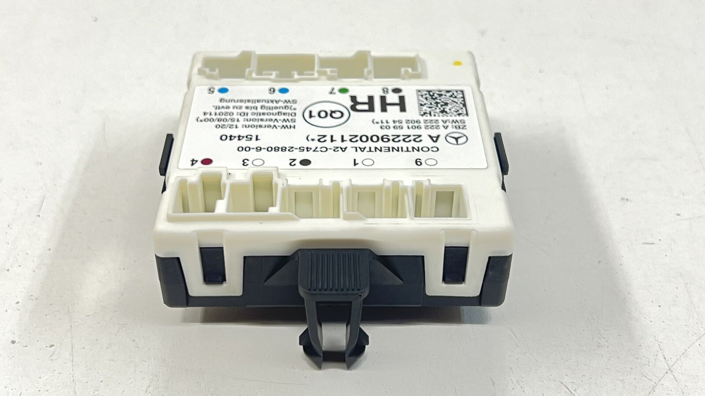 15-21 MERCEDES-BENZ C63S PASSENGER RIGHT REAR DOOR CONTROL MODULE OEM