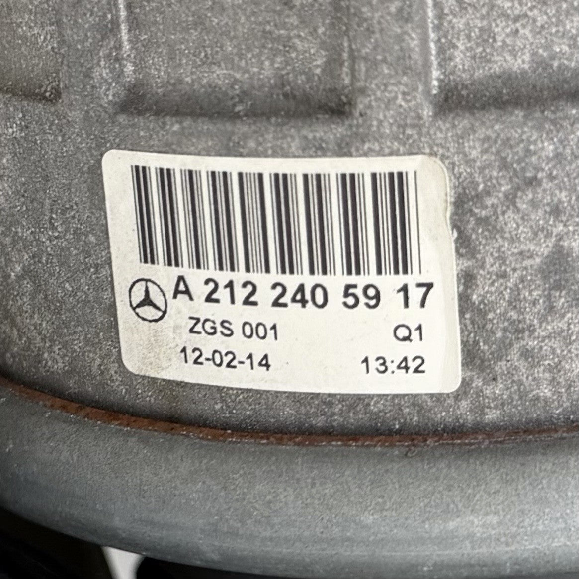 12-18 Mercedes W218 CLS550 Front Subframe Crossmember Engine Cradle Carrier OEM