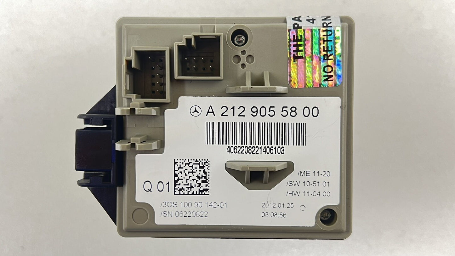 12-14 Mercedes CLS550 W218 Engine Control Module ECU Ignition Switch Key Set OEM