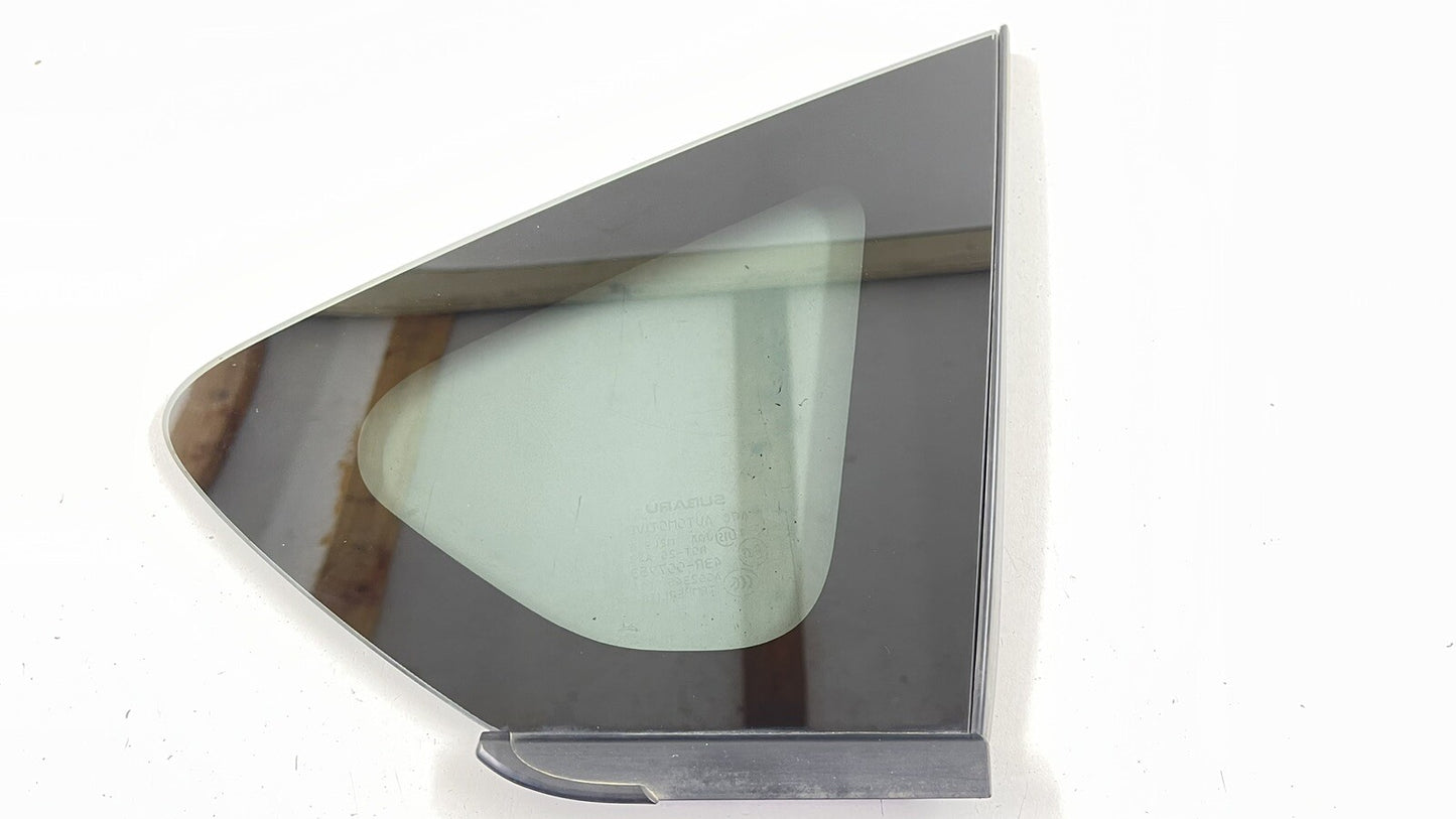 18-23 SUBARU CROSSTREK PASSENGER RIGHT REAR QUARTER PANEL GLASS 43R-007953 OEM
