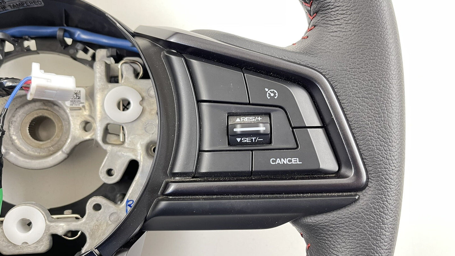 22-26 Subaru WRX Driver Steering Wheel With Paddle Shifters Leather Black OEM