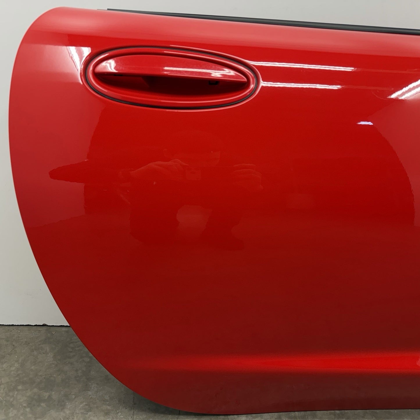 97-04 Chevrolet Corvette C5 Passenger Right Door Shell Complete W/ Glass Red OEM