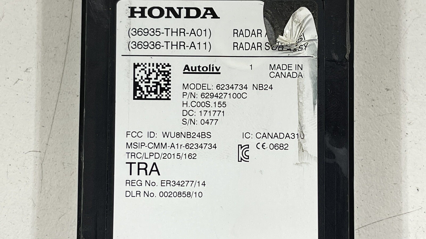 18-22 HONDA ODYSSEY DRIVER LEFT REAR BLIND SPOT RADAR SENSOR CONTROL MODULE OEM