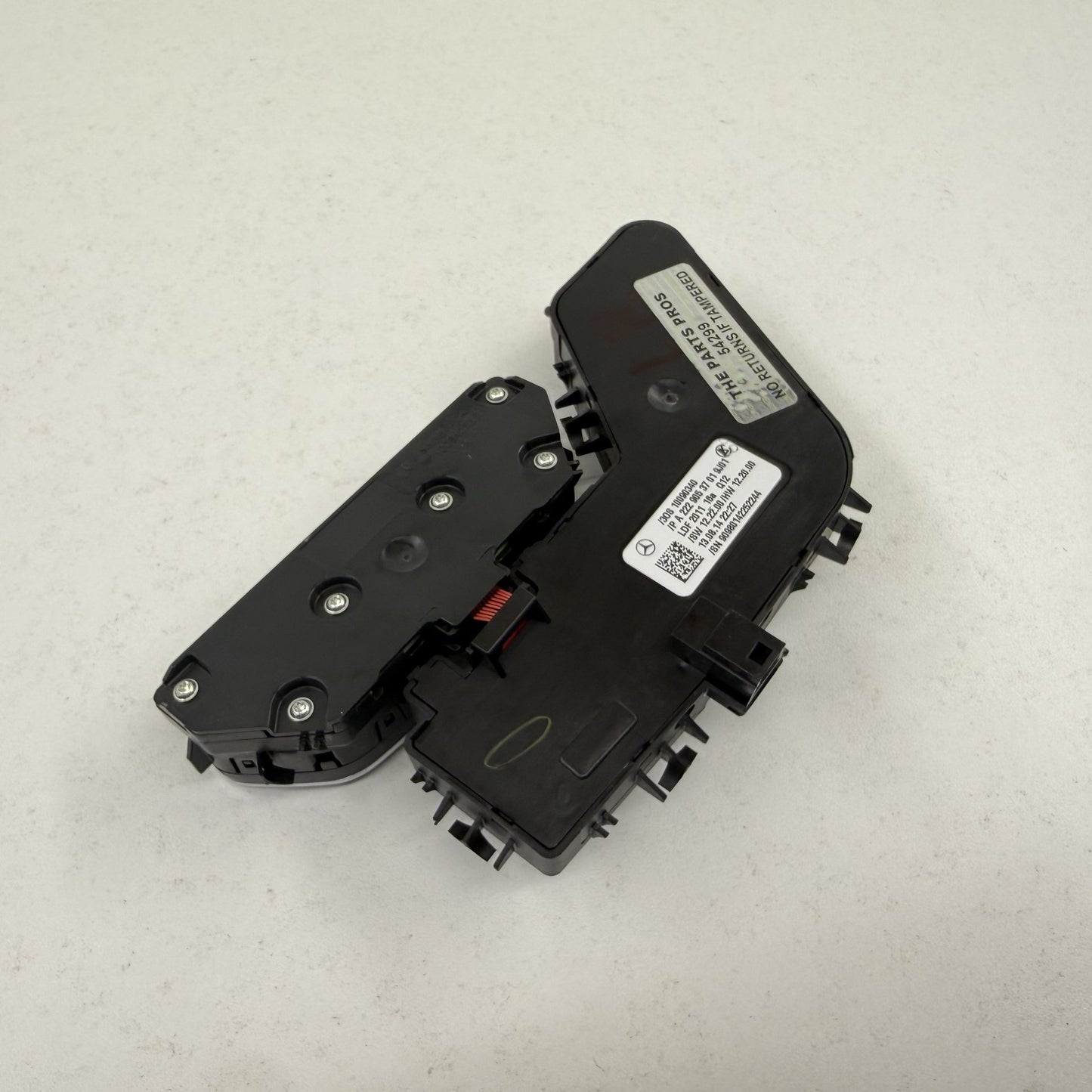 2014-2020 Mercedes-Benz S550 W222 Left Rear Power Seat Control Switch OEM