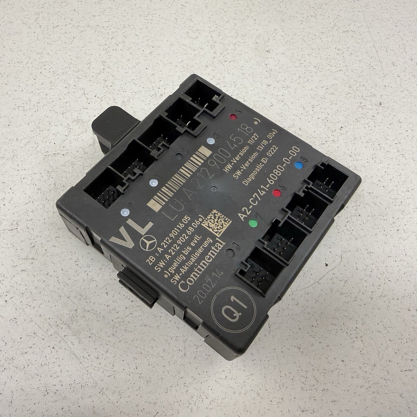 12-18 Mercedes W218 CLS550 Driver Left Front Door Control Module 2129004518 OEM