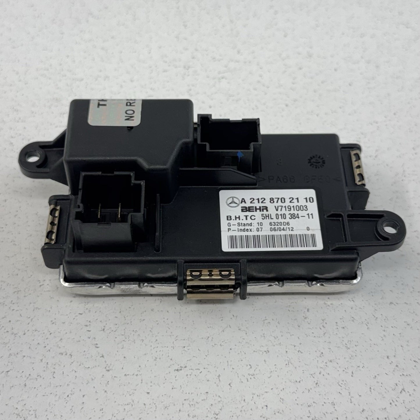 08-14 Mercedes W204 C250 HVAC Heater Blower Motor Resistor 2128702110 OEM