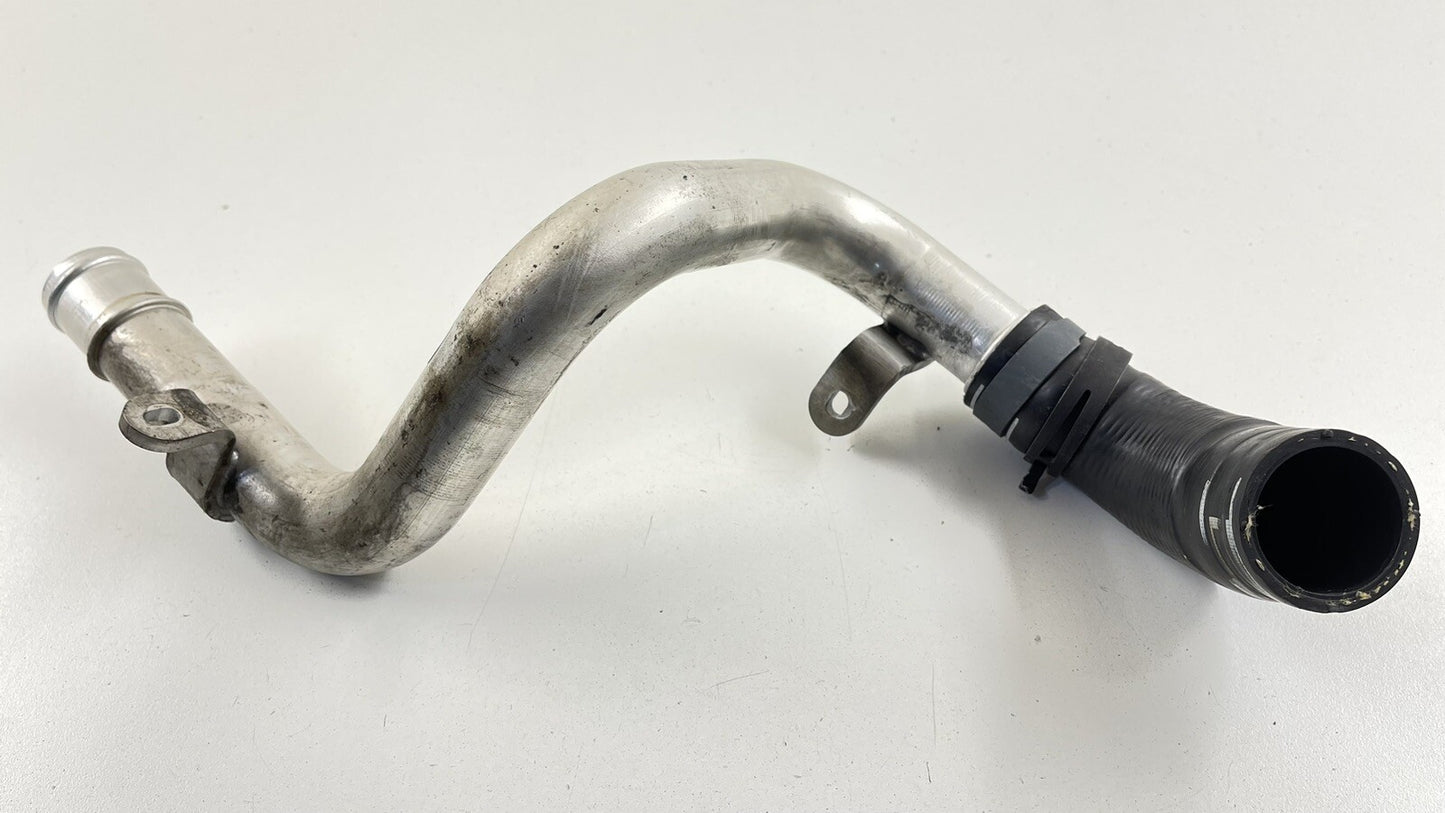 08-15 AUDI R8 DRIVER LEFT FRONT OUTER COOLANT PIPE HOSE TUBE LINE 420121045 OEM