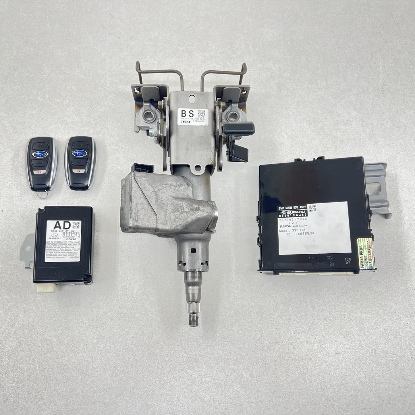 2018 Subaru BRZ Steering Lock Module W/ SMT Main Keyless Module & Key Set OEM