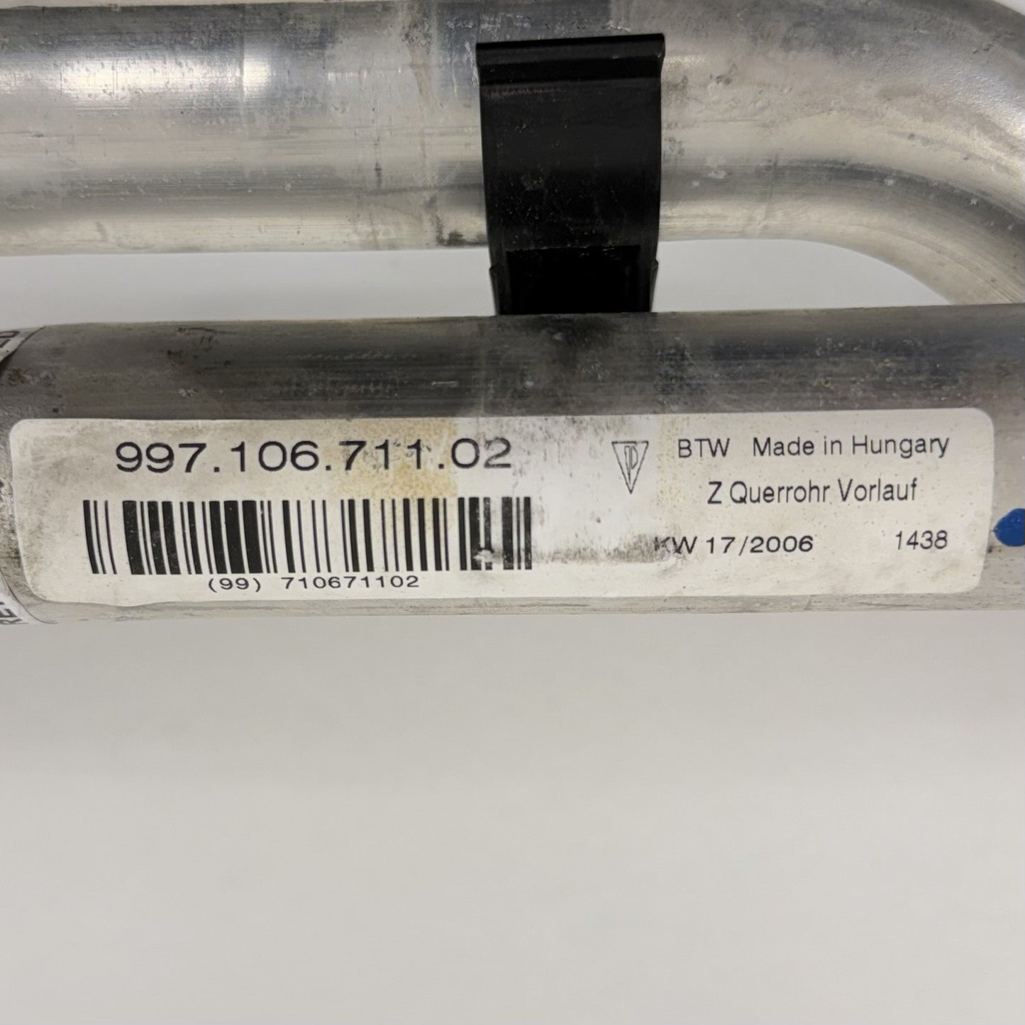 05-12 Porsche 911 997 Boxster Cayman 987 Radiator Crossover Coolant Pipe Set OEM