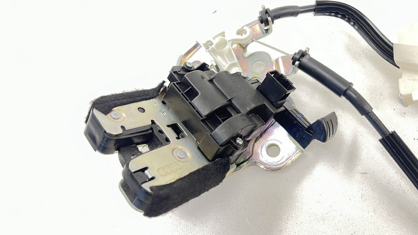 11-18 AUDI A8 REAR TRUNK LOCK LATCH ACTUATOR MECHANISM 4H0.827.505.A OEM
