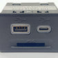 22-24 CADILLAC CT4 V BLACKWING CENTER CONSOLE USB PORT SD CARD SLOT READER OEM