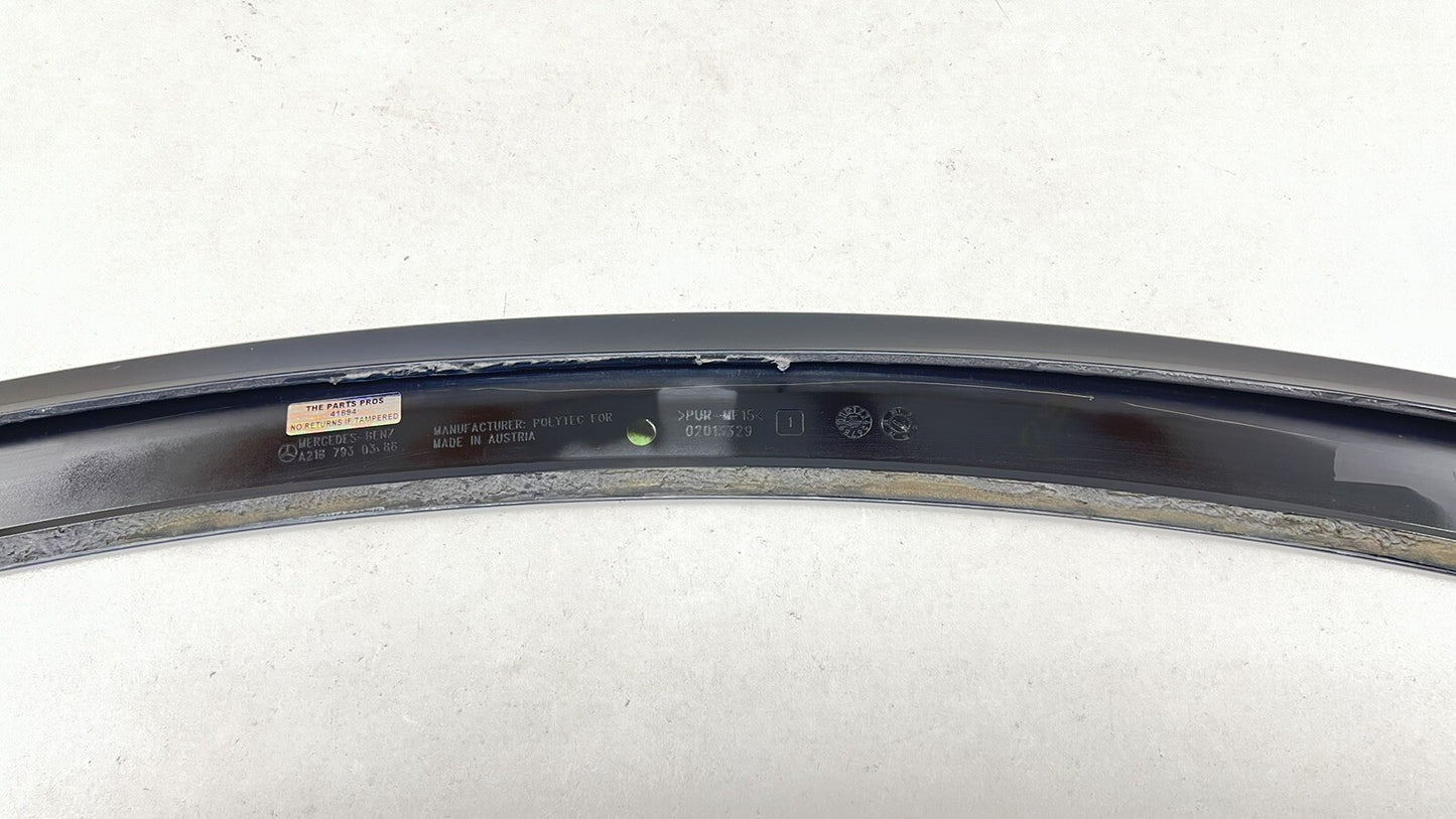 12-18 MERCEDES BENZ CLS550 W218 REAR TRUNK LID SPOILER WING BLACK OEM