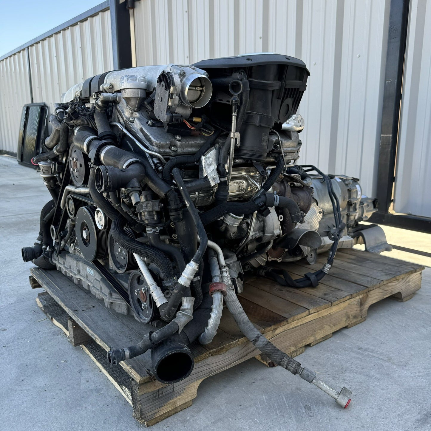 14-18 Bentley Flying Spur W12 Twin Turbo Complete Engine With Transmission OEM