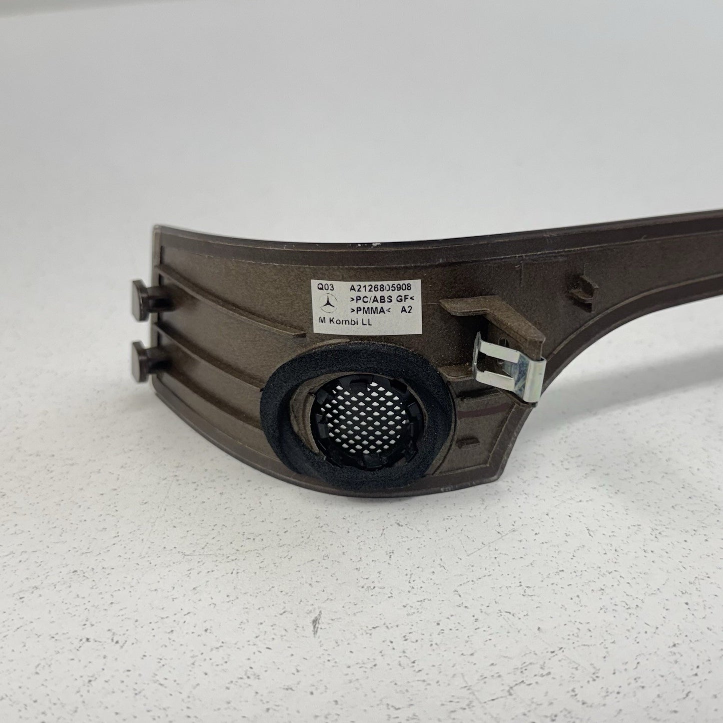 14-16 Mercedes W212 E350 Dashboard Instrument Cluster Trim Cover Wood OEM