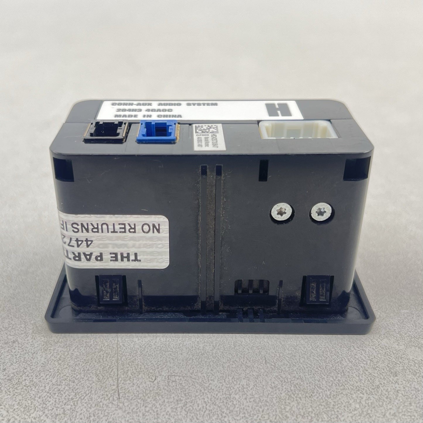 16-22 INFINITI Q50 DUAL USB PORT AUDIO VIDEO INPUT JACK MODULE 284H3 4GA0C OEM
