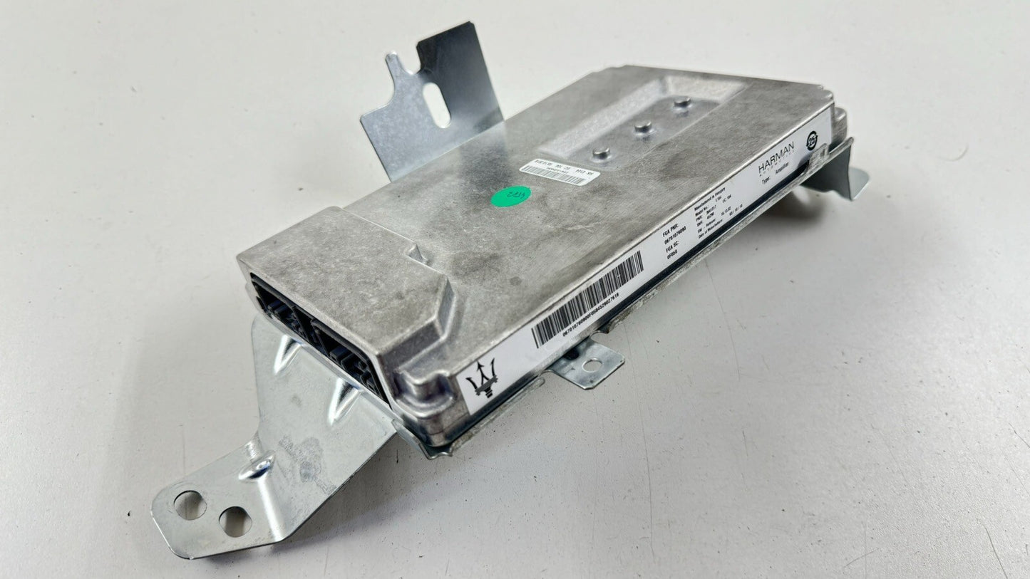 17-23 MASERATI GHIBLI HARMAN AMPLIFIER AMP AUDIO SOUND MODULE 670107609 OEM