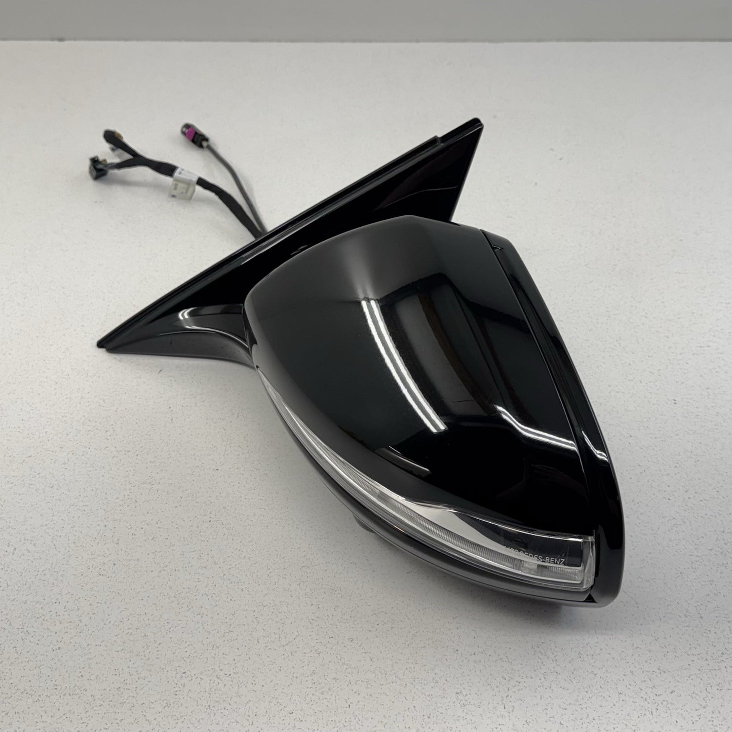 14-17 Mercedes S550 W222 Left Door Mirror Side View W/ Blind Spot & Camera OEM