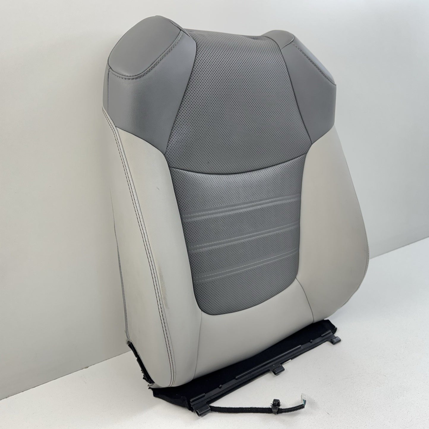 19-25 Toyota RAV4 Driver Left Front Upper Seat Cushion Leather Gray OEM