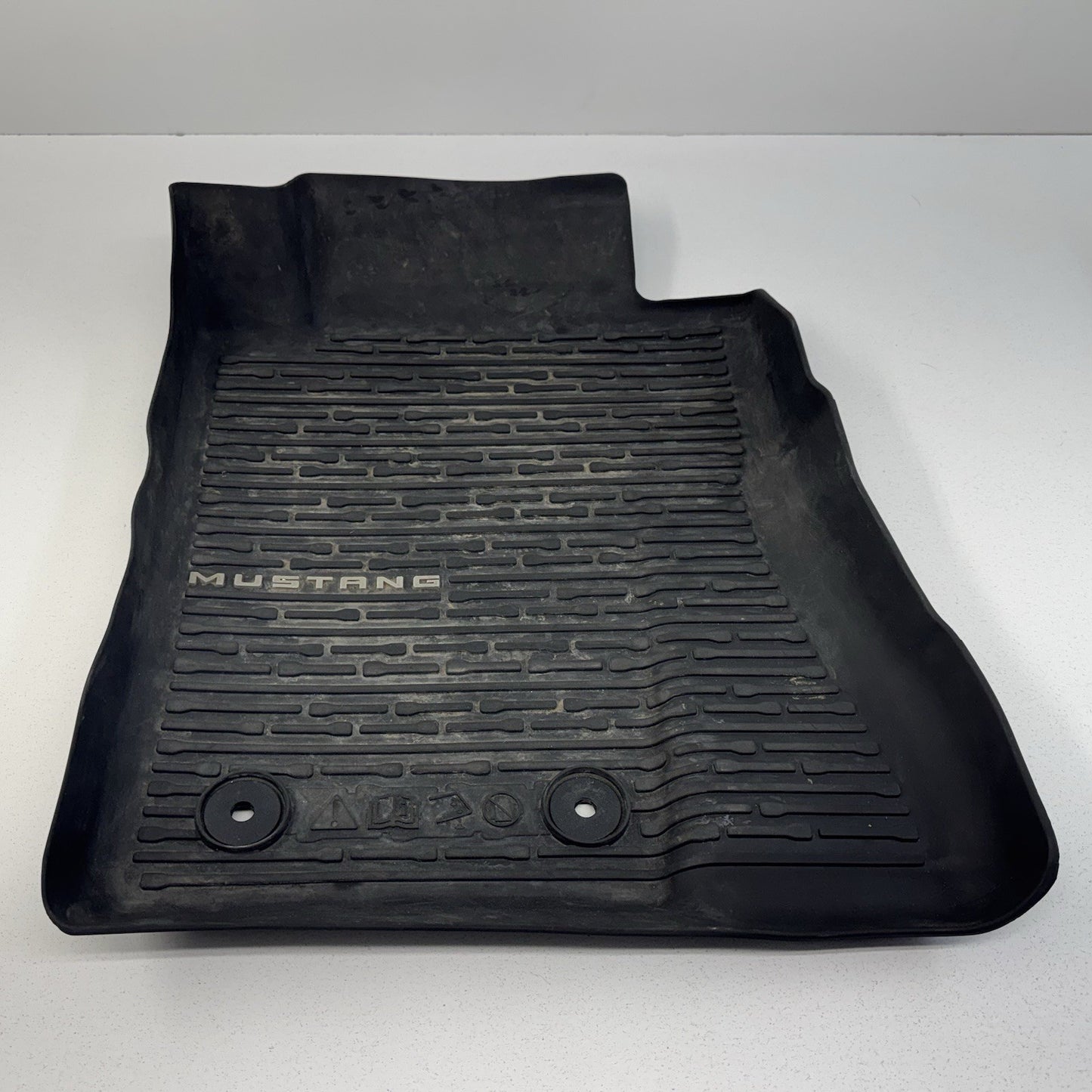 24-26 Ford Mustang All Weather Rubber Floor Mat Set Front & Rear Factory OEM