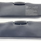 15-17 MCLAREN 650S SUNVISOR SUN VISOR SHADE PAIR LEATHER BLACK OEM