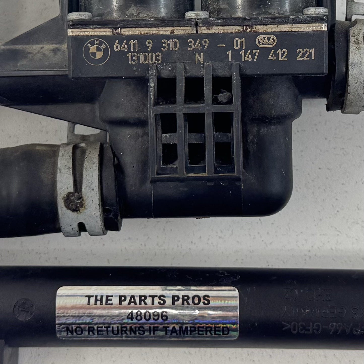 BMW F06 F10 F12 F13 Heater Water Coolant Control Solenoid Valve OEM