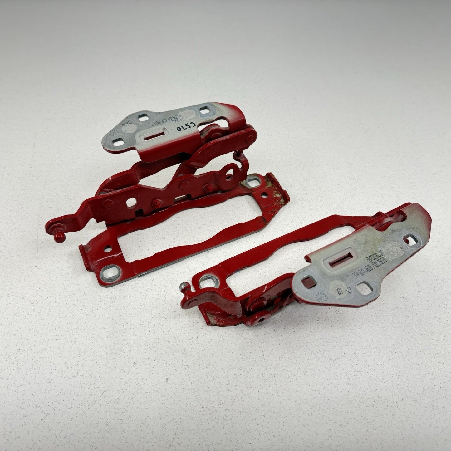 08-14 Mercedes W204 C250 Front Hood Hinge Pair Left & Right OEM