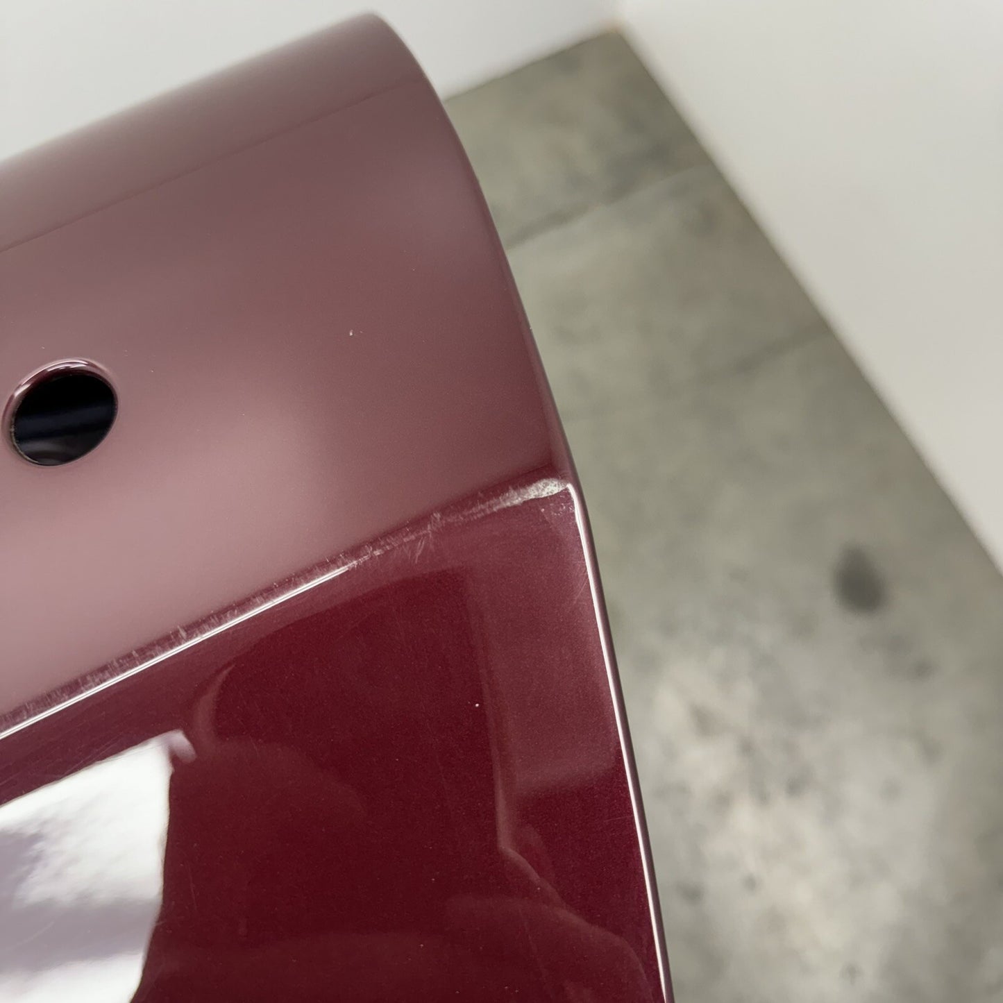 07-17 Aston Martin Vantage Driver Left Door Shell Merlot Red OEM *NOTE*