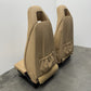 10-16 Porsche Panamera Front Seat Pair Power Memory Leather Luxor Beige OEM