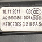 12-18 MERCEDES BENZ CLS550 W218 REAR PARKTRONIC PARK ASSIST CONTROL MODULE OEM