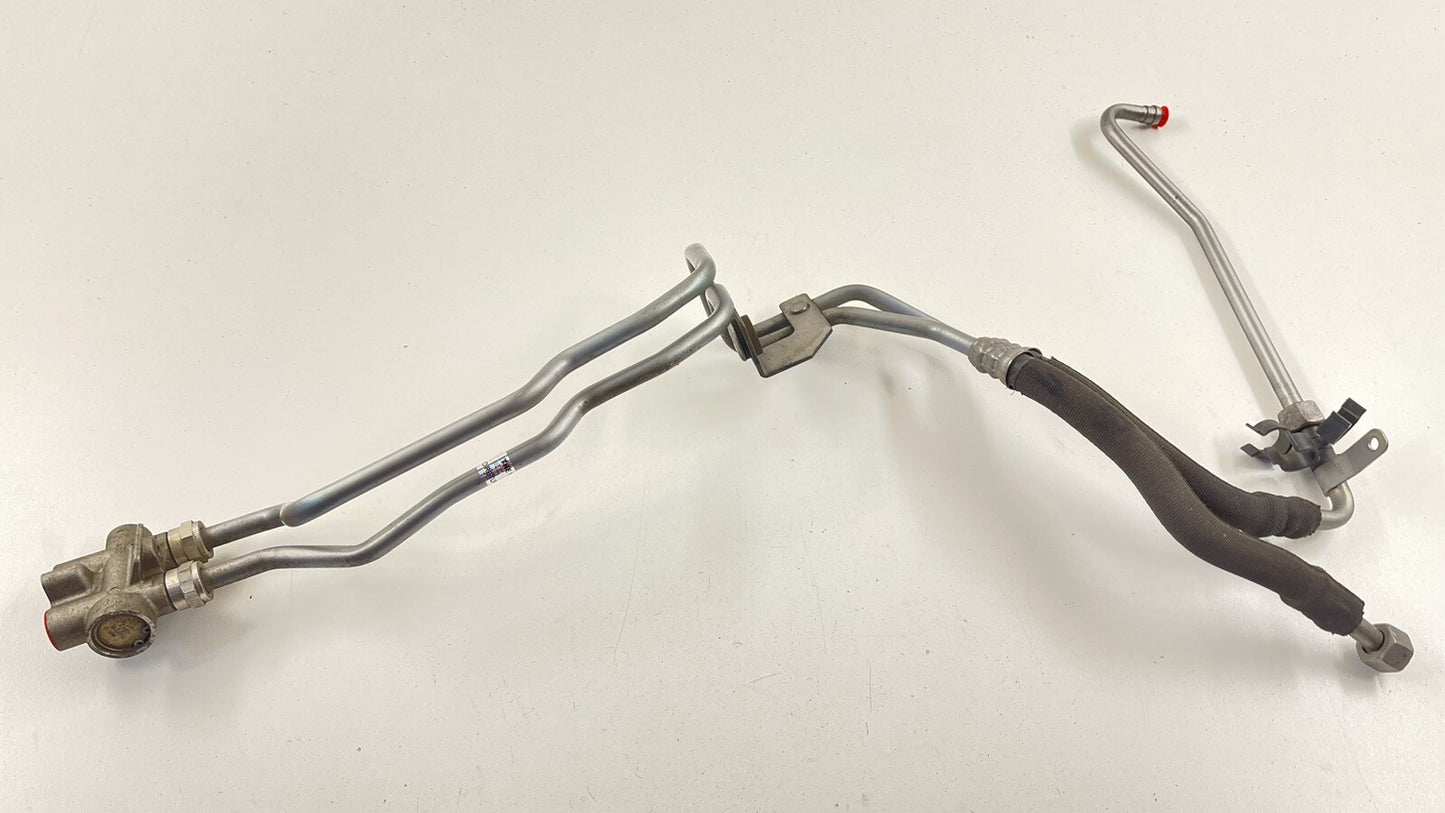 08-15 AUDI R8 TRANSMISSION OIL COOLER TEMPERATURE VALVE THERMOSTAT BLOCK OEM