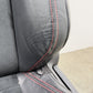 13-20 Subaru BRZ Limited Front Seat Pair Suede Black W/ Red Stitching OEM