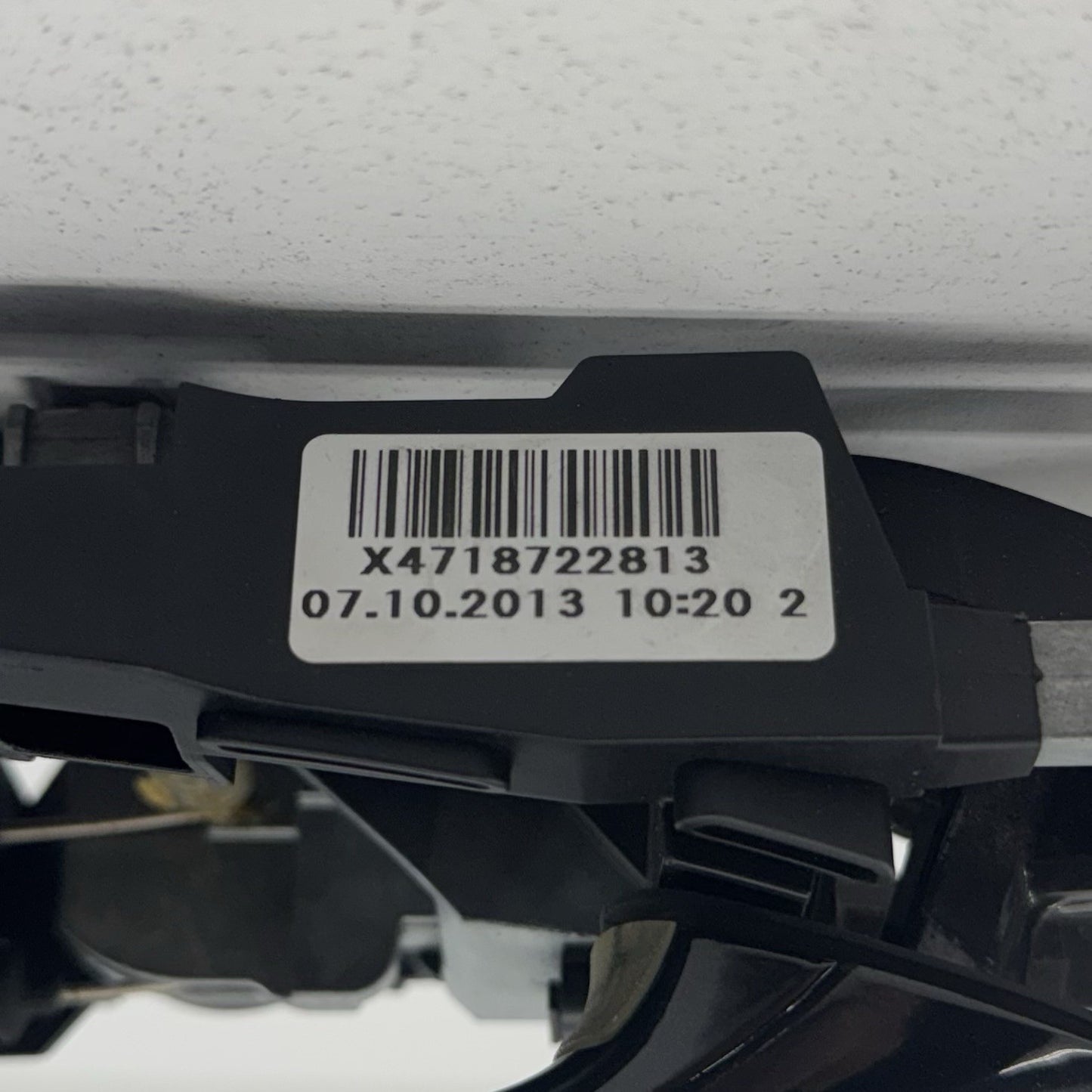 12-16 BMW M5 F10 Passenger Right Rear Exterior Door Handle Black OEM